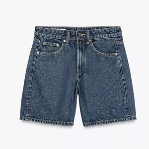 ZARA TRF MIDRISE DENIM SHORTS